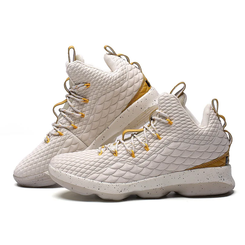 

2018 new breathable and comfortable casual men's basketball shoes fashion with high quality lightweight wear-resistant sneakers