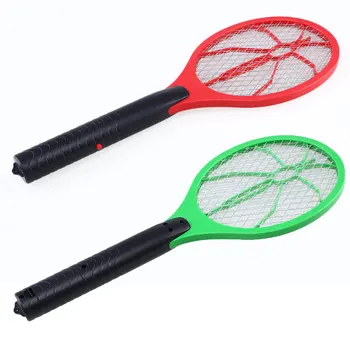 

Handheld Home Electric Three Layer Mesh Bug Zappers Anti Mosquito Flying Insect Swatter Racket Fly Zapper Random Color