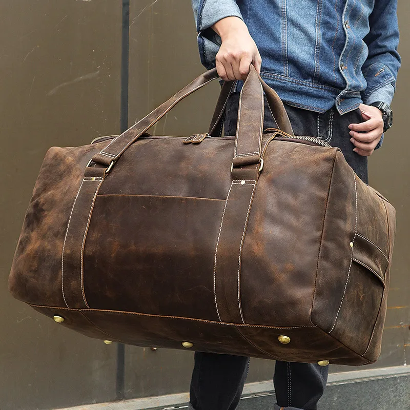 Murah J.m.d Kuda Gila Kulit Asli Tas Travel Pria Vintage Tas Travel Ransel Besar Kulit Sapi Membawa Bagasi Akhir Pekan Besar 6008R Beli J.m.d Kuda Gila Kulit Asli Tas Travel Pria Vintage Tas Travel Ransel Besar Kulit Sapi Membawa Bagasi Akhir Pekan Besar 6008R