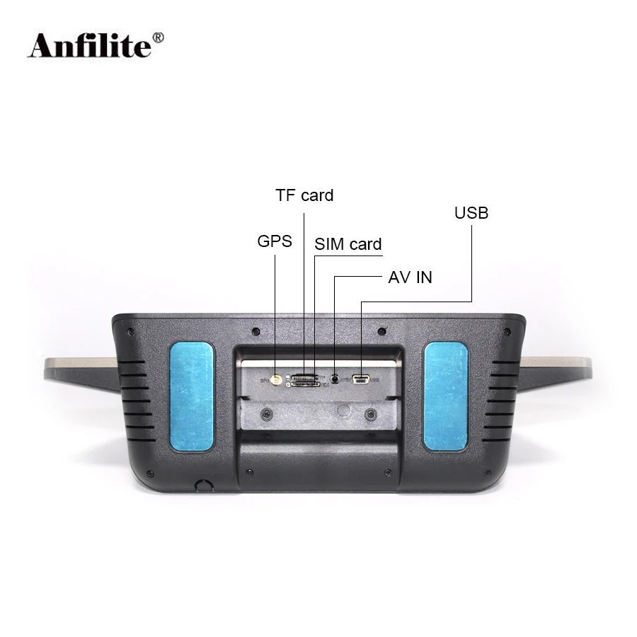 Anfilite 10 шт. 1" сенсорный экран 4G Автомобильный видеорегистратор с двойным объективом Android 5,1 DVR камера gps Navi WiFi BT ADAS рекордер монитор парковки