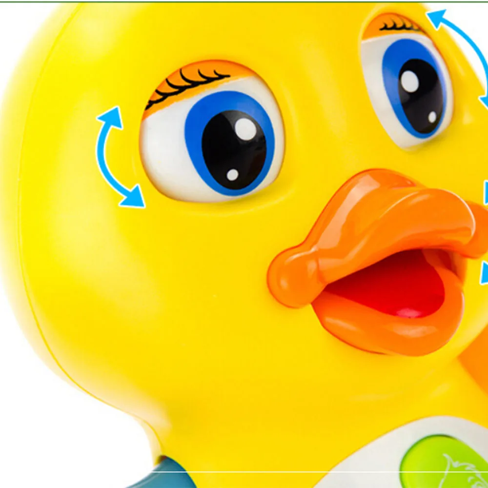 Pаспродажа Игрушка музыкальный инструмент обучение и образование Музыкальные Игрушки Утка Пластиковые Электронные Домашние животные регулируемые з...