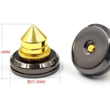 Hi-End 4sets 28mm Speaker Copper Spike Isolation Shockproof Stand Feet Speaker Base Pads Amp HiFi