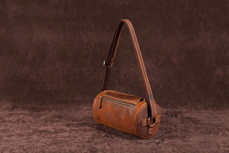 Crazy horse Leather bag-2-2