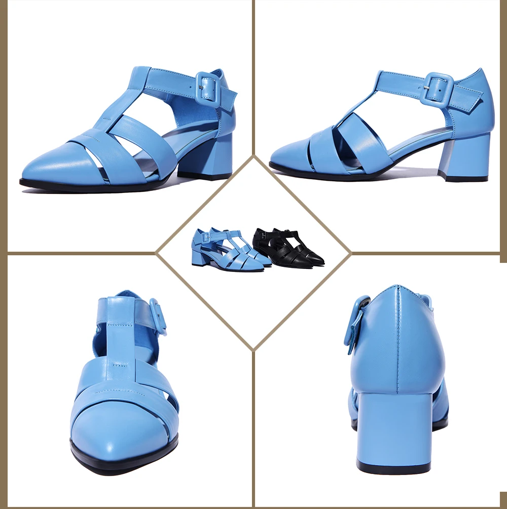 SOPHITINA/модные сандалии-гладиаторы из высококачественной натуральной кожи; удобная обувь на квадратном каблуке; Новинка; женские босоножки; MO72