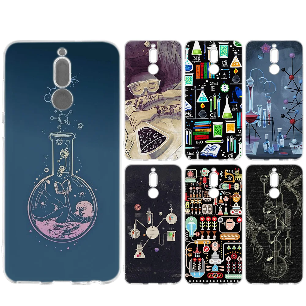 

Biology And Chemistry Pattern Silicone Case for Huawei P30 P20 P10 P9 Lite Pro 2017 2019 Nova 5 5i 5Pro P20Lite P20Pro Fundas