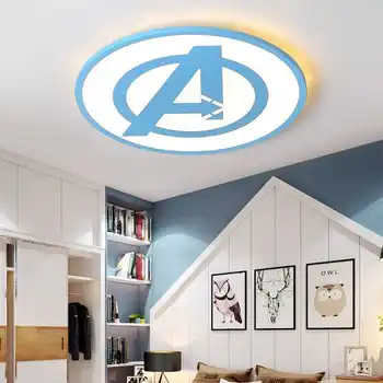 

Modern Minimalist Ceiling Lamp Ultra-thin Bedroom Study led Lighting Avengers Personality Lamps Round Ceiling Lights House Light