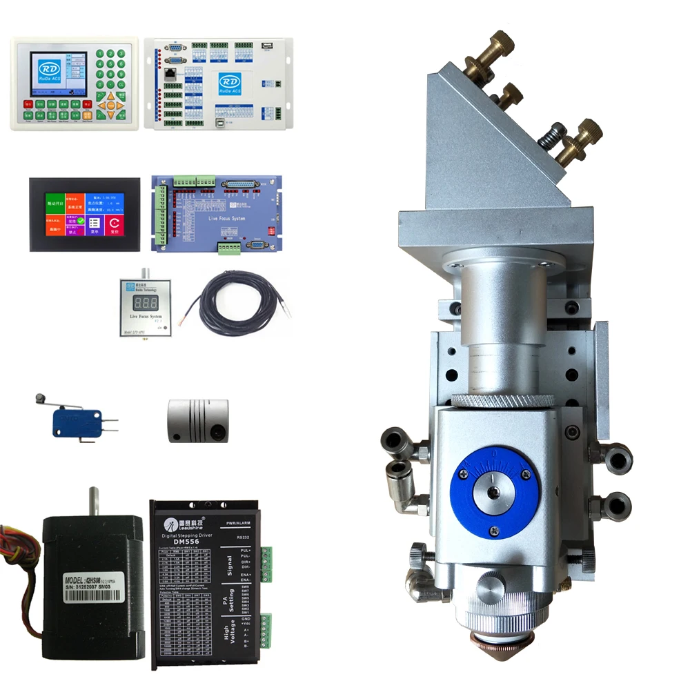 

Ruida CO2 laser metal and non metal mixed cutting system latest laser head highly precisive controller capacitve sensor