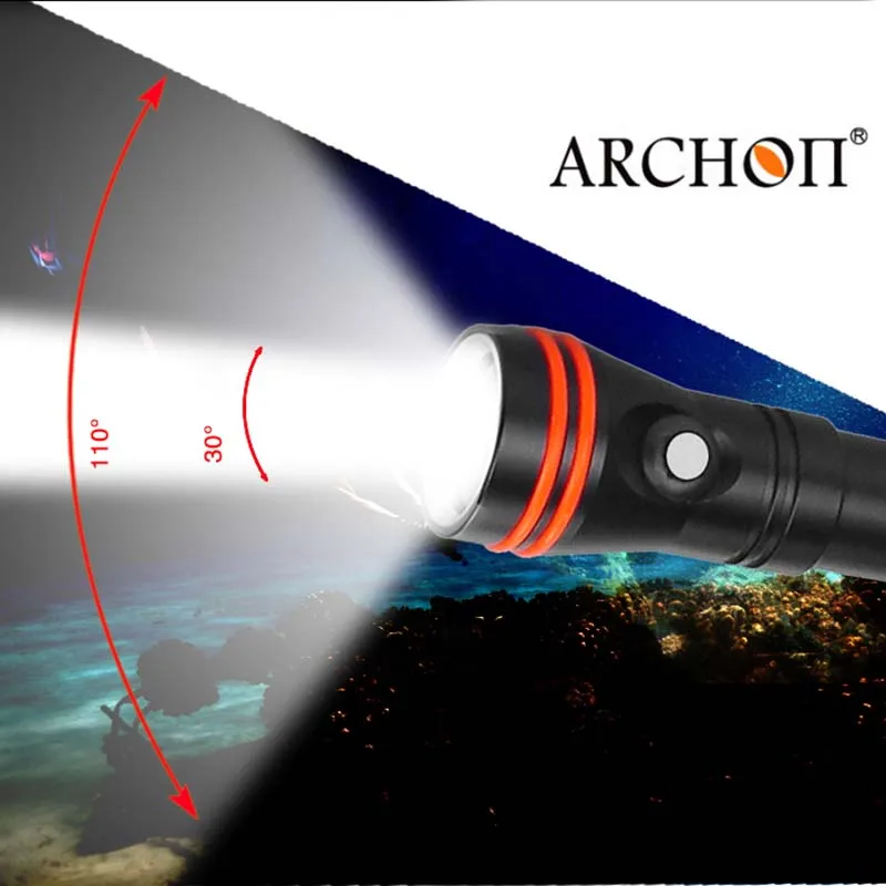 ARCHON D15VP 100M подводная вспышка для видеосъемки белый красный * Светодиодный 1300