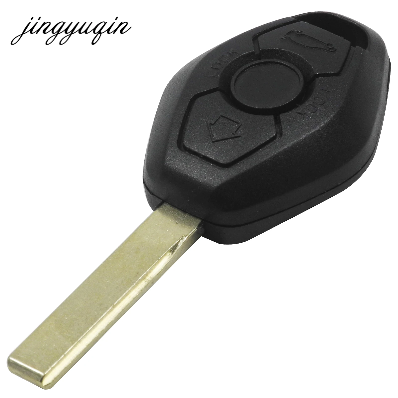 jingyuqin 3 Button Car Remote Key Case Shell For BMW X3 X5 Z3 Z4 1/3/5/7 Series Unut Hu92 Blade ...