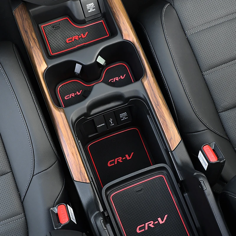 21 шт. нескользящие коврики для подстаканников Honda CRV 2017 2018|Наклейки на автомобиль|