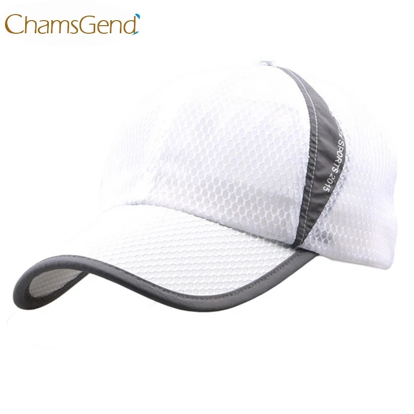 

Newly Design Quick-dry Breathable Mesh Baseball Caps Women Men Summer Snapback Hat 170619