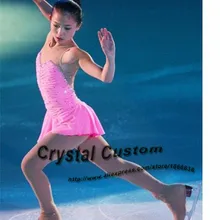 Взрослые Фигурное катание платья для женщин с украшением в виде кристаллов Новые бренды Популярные костюмы для соревнований по фигурному катанию на коньках платье DR3288