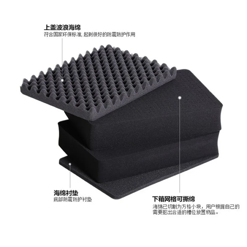 Pаспродажа Чехол для инструмента, ударопрочный защитный чехол, чехол для костюма, коробка для файлов, чехол для камеры с предварительно вырезанной пен...