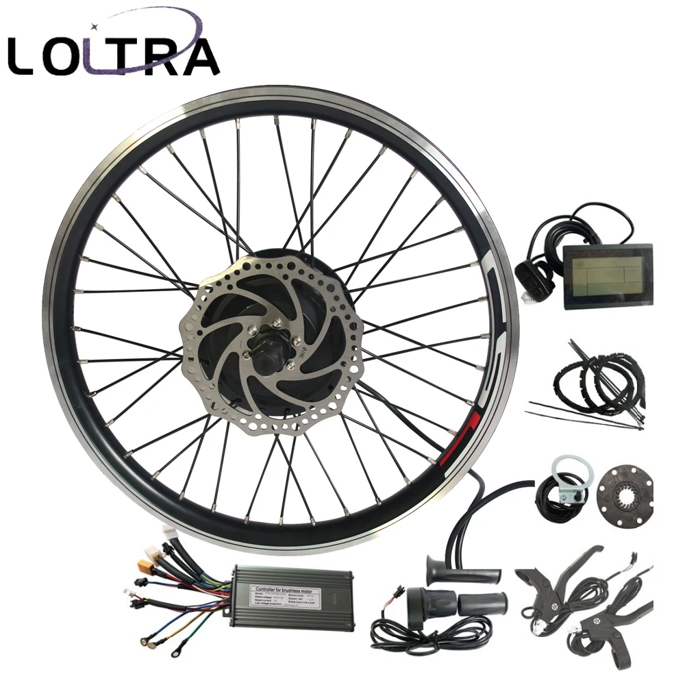 Electric Bicycle Conversion Kit 20" 24" 26" 28" Rear Wheel E bike Kit