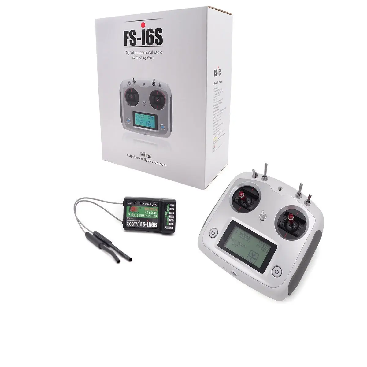 F17905 FS i6S 2 4G 10CH AFHDS передатчик с сенсорным экраном + фотоприемник самодельный