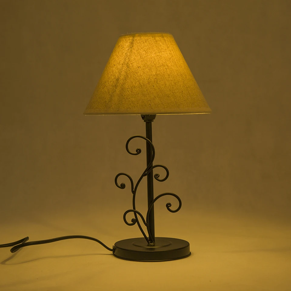 Table Lamp Modern Reading Study Light Bedroom Bedside Lights Linen Table Lamp Modern Reading Study Light Bedroom Bedside Lights Linen Lampshade Home Lighting Decoration E14 Fixture