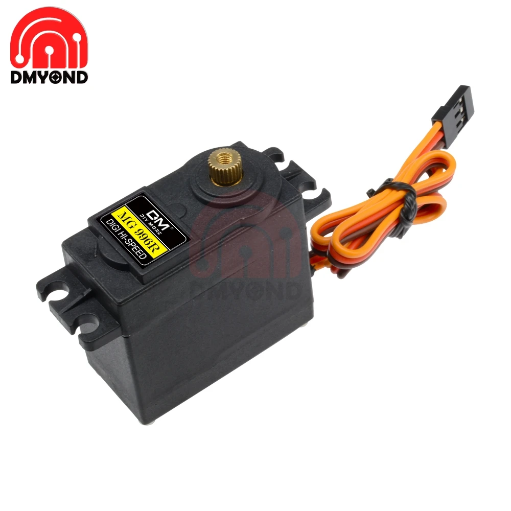 Металлические шестерни MG996R MG 996, цифровой Крутящий момент ...