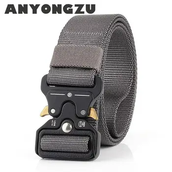 

3.8CM Wide Quickdraw Style Army Fan Camouflage Tactical Belt Multifunctional Thick Nylon Tightness Freely Training Ceintures