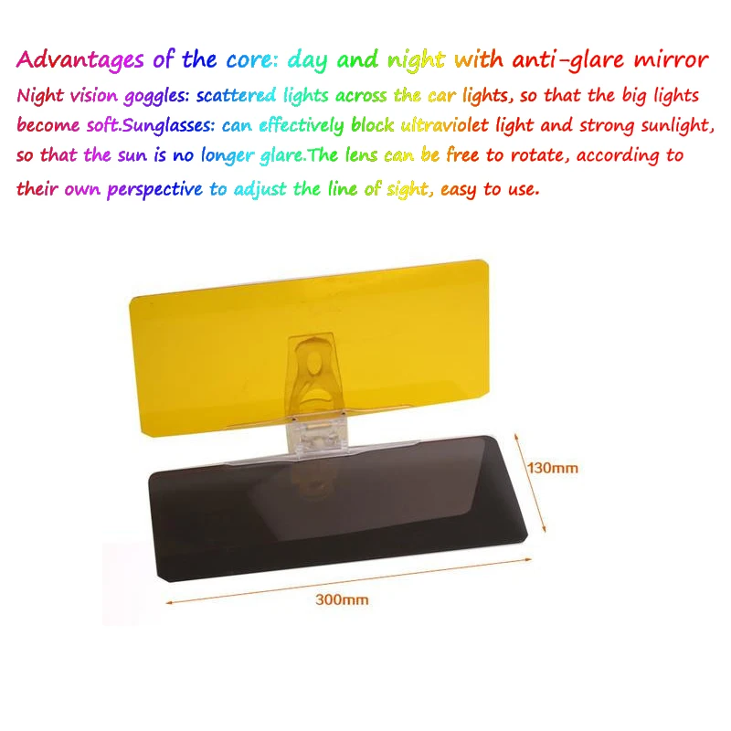Car Mirror Day And Night Sun Visors Cars Camcorder Driver Goggles Folded Shade Board