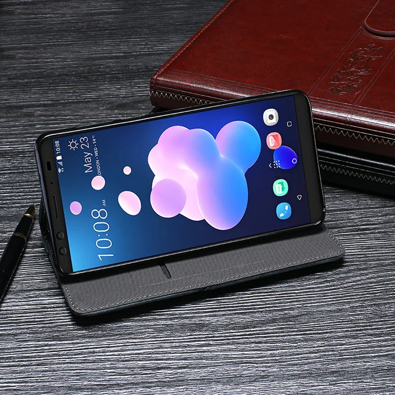 For-HTC-U12-Plus-Case-6-0-inch-Luxury-Flip-Wallet-Leather-Case-Vintage-Style-Coque (4)
