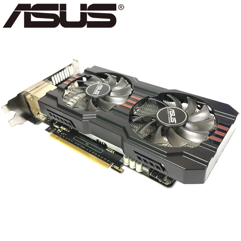 Видеокарта ASUS GTX 660 2 Гб 192 бит GDDR5 графические карты для nVIDIA Geforce GTX660 б/у VGA мощнее