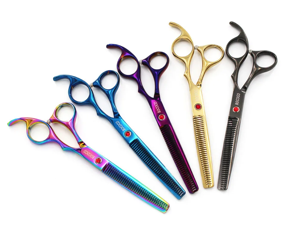 7 inch Professional Dog Hair Thinning Scissors Pet Haircutting Shears
