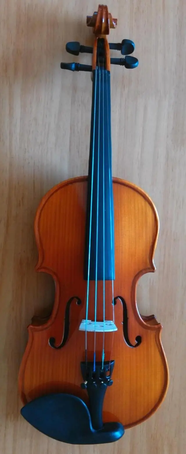 

All solid wood violin handmade child light matt violin full