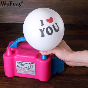 

220V or 110V High Voltage Double Hole AC Inflatable Electric Air Balloon Pump Electric Balloon Inflator Pump Portable Air Blower