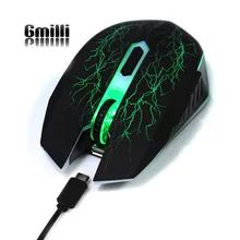 Gmilli 2,4 ГГц USB 2400 dpi оптический 10 м ноутбук Настольный ПК Беспроводная игровая мышь перезаряжаемый дышащий светодиодный дропшиппинг