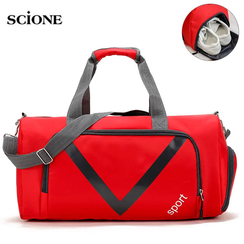 

Gym Bags Fitness Bag For Women Men Gymtas Sporttas Yoga Tas Traveling Training sporttasche Bolsa sac De sport homme 2019 XA69WA