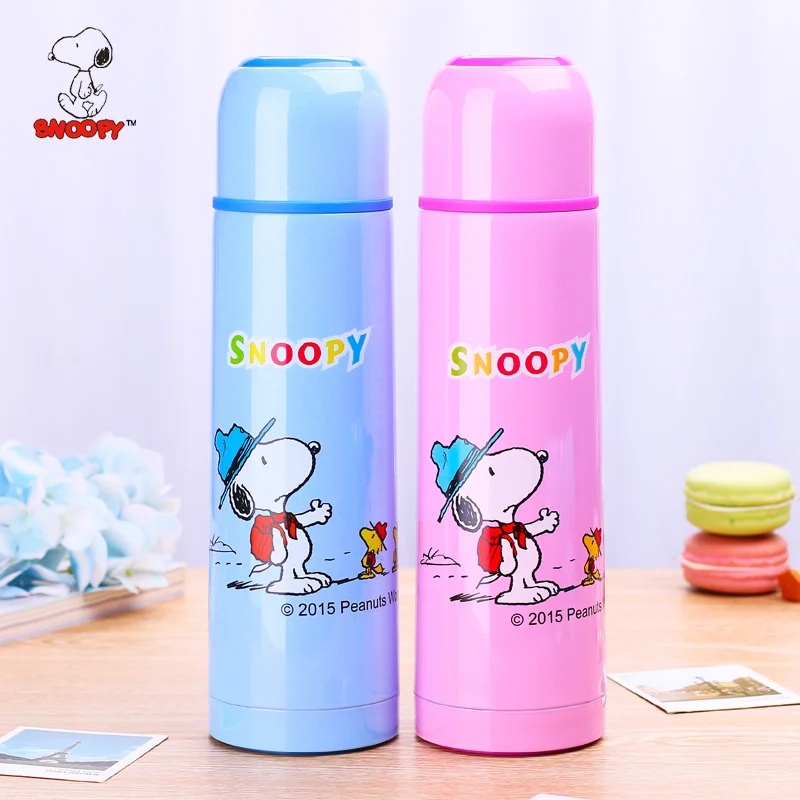 500 мл Snoopy пуля вакуумные чашки чайная чашка высокое качество нержавеющая сталь