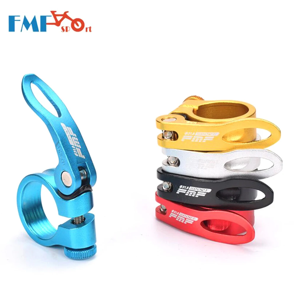 

Bicycle Seatposts Clamps Sitting Tube Clip Mountain Bike Aluminum Alloy Fast Dismantling 34.9 Manual Fixation Seat Post Clamp