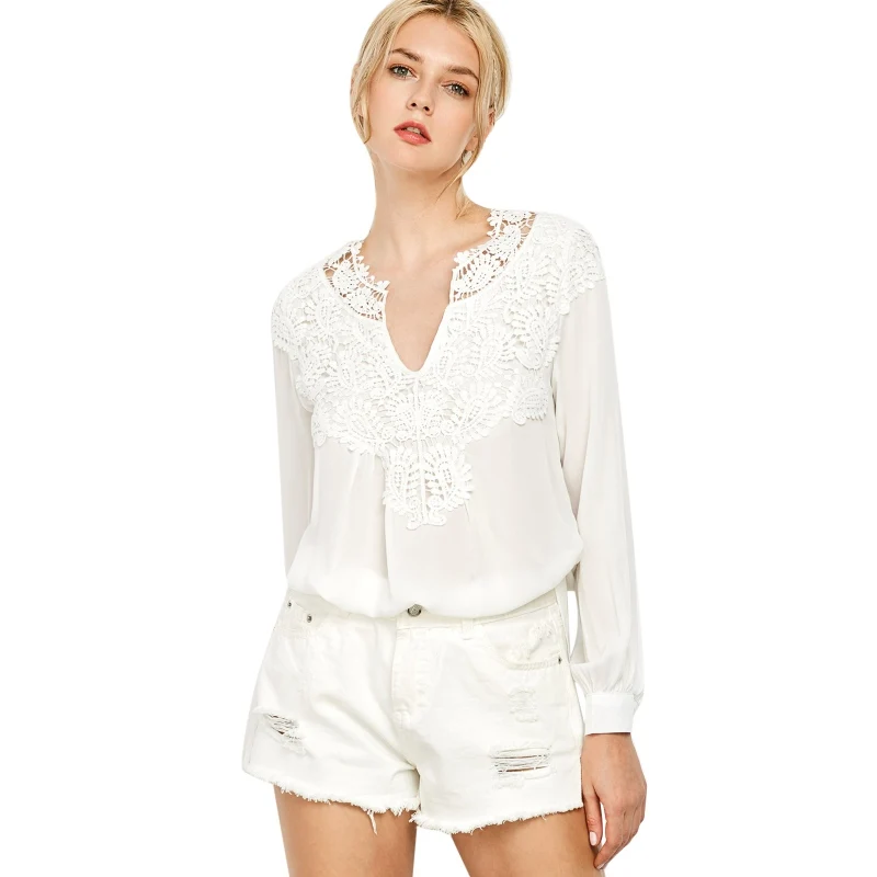 Aliexpress.com : Buy Women Chiffon Blouse Tops Spring