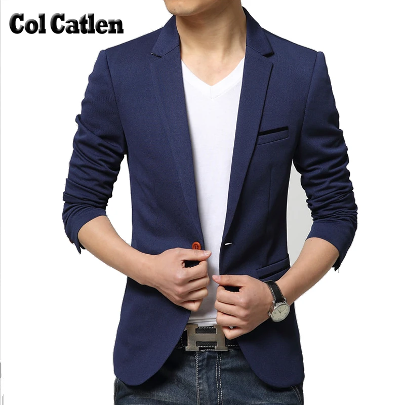 Buy New Brand Mens Blazer High Quality Fashion Slim