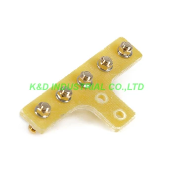 

6pcs Turret Tag Board Terminal Strip 5Lugs Audio Guitar Tube Amplifier Parts