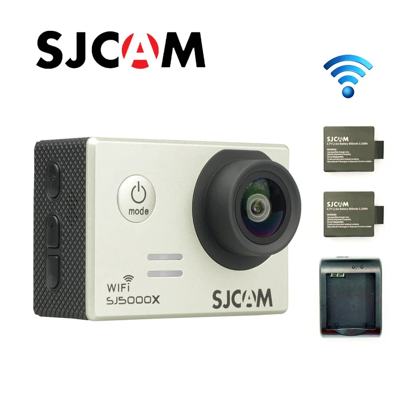

Free shipping!!Original SJCAM SJ5000X Elite WiFi 4K 24fps Diving 30M Waterproof Action Camera+Extra 2pcs Battery+Battery Charger