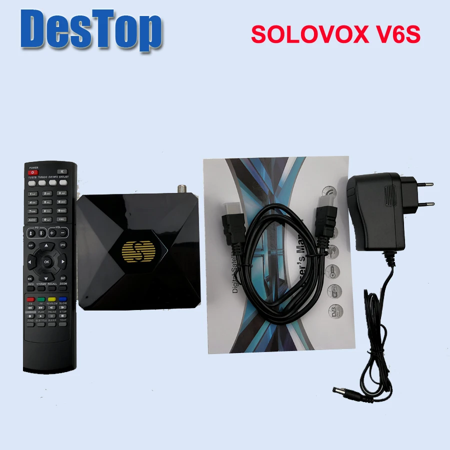 40 шт. solovox V6S Мини V6S спутниковый ресивер Поддержка 2 USB веб-ТВ кардшейринг Youporn