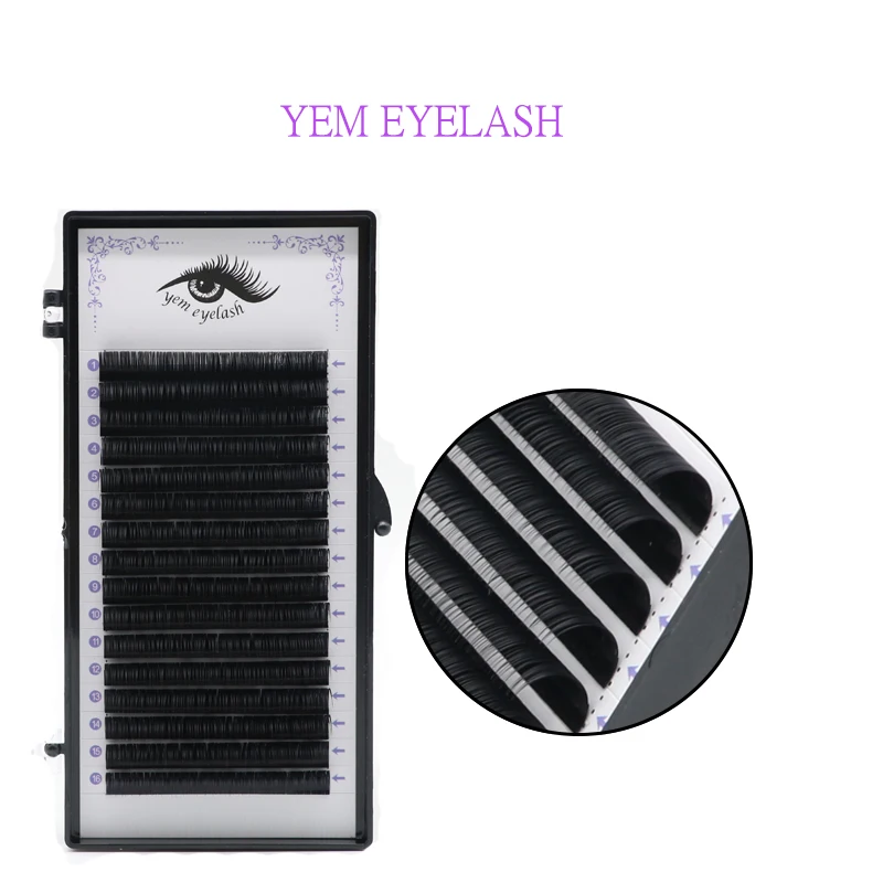 

0.10mm LASH,16Rows,Faux mink individual eyelash extension, volume lashes extension for professionals,soft mink eyelash extension