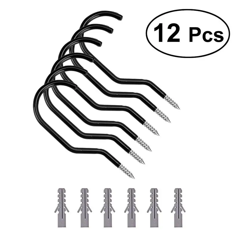 6pcs Bike Hook And 6pcs Bolts Wall Mounted Heavy Duty Premium Road