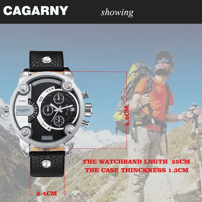 cagarny dz style quartz watch men golden mens watches (99999)