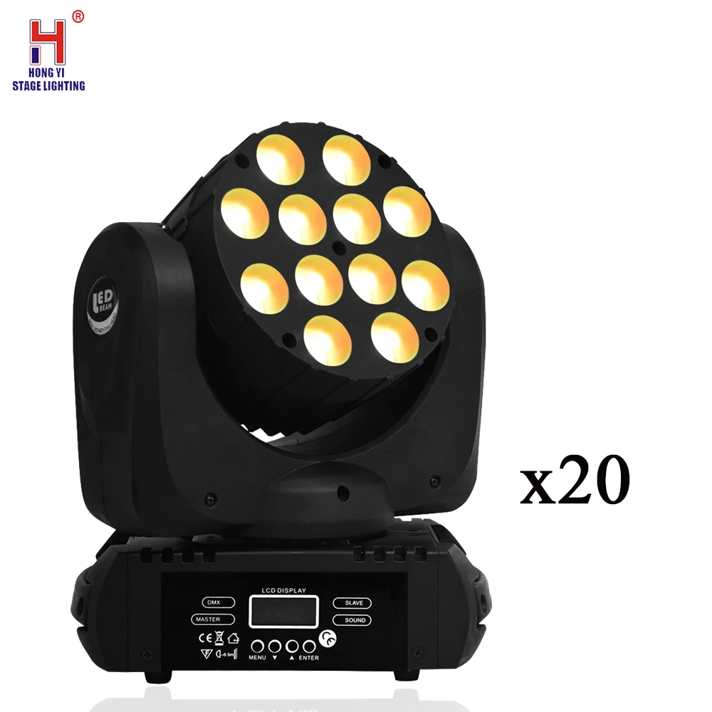 

12x12W rgbw 4in1 moving head beam led dmx moving head stage light for disco dj light(20pcs/lot)