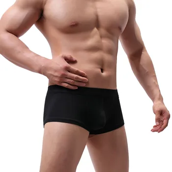 

2pcs/lot Men's Underwear Boxer Shorts Sexy Modal Men Home Sleep Wear U Convex Underpants