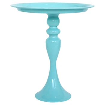 

Sweetgo Blue Cake Stand High Foot Metal Iron Cake Tools For Dessert Table Decoration Wedding Party Sweet Baking Love