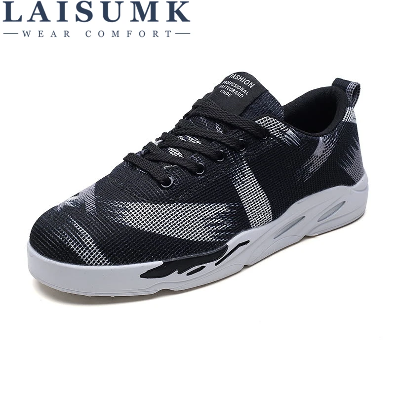 

LAISUMK Mens Casual Shoes Men Canvas Shoes For Men Male Workoutdoor Walking Breathable Zapatos Hombre Fashion Men Shoes Footwear