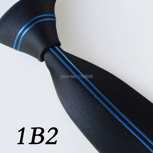 2015 latest style mens dress ties black cyan striped design boda dress ties