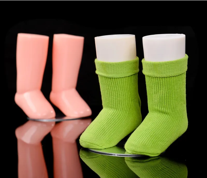 Free Shipping!! Wholesale 2pcs/lot Plastic Foot Model Sock Foot Mannequin Child Mannequin Foot On Sale