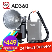 GODOX WITSTRO AD360 AD-360 Powerful and Portable Barebulb Flash (360W/S GN80 Hotshoe and Off-Camera Flash )