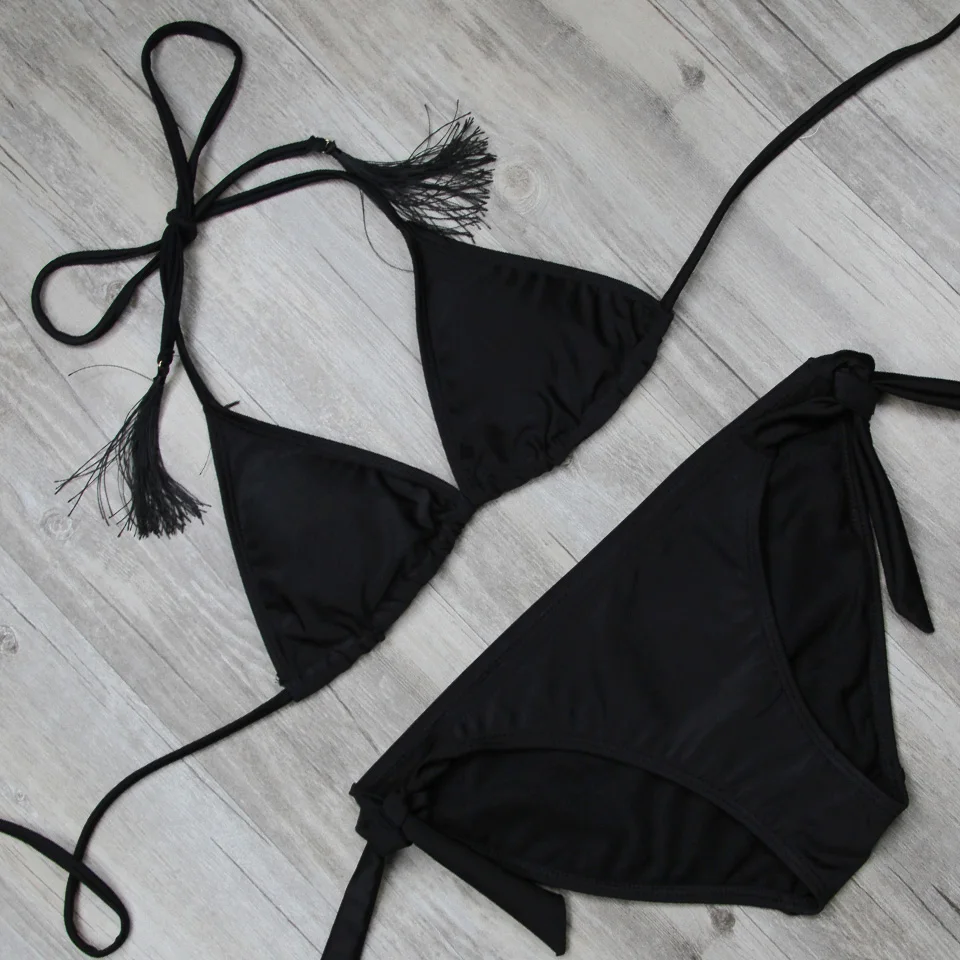 

2019 Sexy Brazilian Bikini Set Swimwear Women Swimsuit Bathing Suit Cami Palm Leaf Print Biqini Swim Suit Maillot De Bain