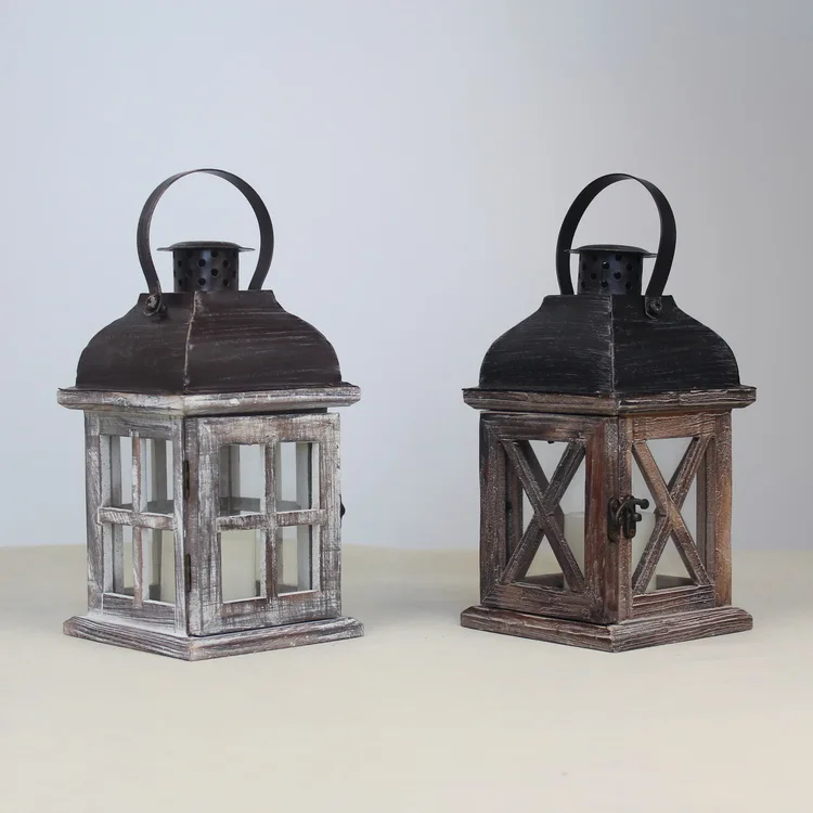 Whole Antique Wooden Candle Holder