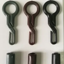 50 шт. Wise снасти назад свинцовые зажимы+ 50 шт. блокирующая трубка для ABS снасть для ловли карпа набор аксессуаров